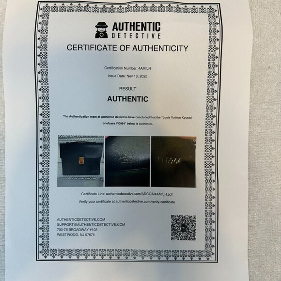 Louis Vuitton Taiga Serviette Kourad Briefcase - Picture 16 of 16